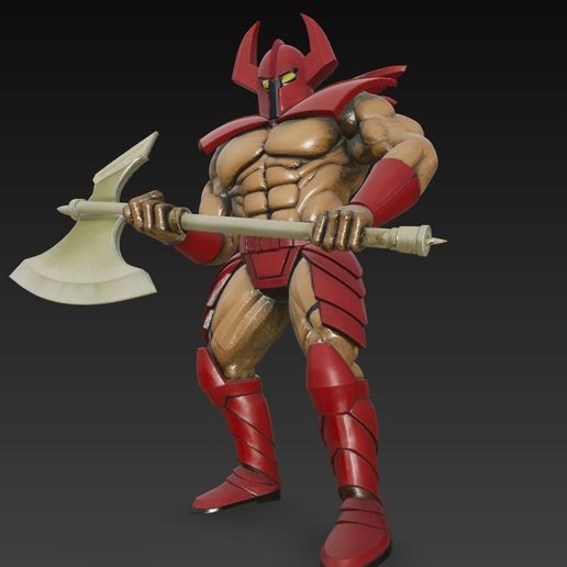 🪓 Golden axe- Death Adder・ STL File for 3D printing・Cults