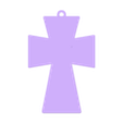 Llavero Confirmación.stl Espíritu Santo y cruz - Llavero de Confirmación