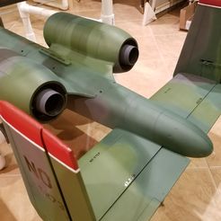 20180611_195306.jpg Descargar archivo STL gratis RAYO GEMELO DE 80MM A-10 DE FREEWING II - TUBOS DE EMPUJE DE ESCALA・Modelo para la impresora 3D