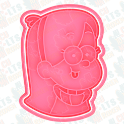 Mabel-cookie-cutter.png Descargar archivo STL Cortador de galletas Mabel Gravity Falls * • Modelo para la impresora 3D, RxCookies