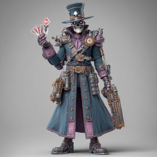 🐊🔮 Dr. Facilier Shadowmancer – Voodoo Baron Collector's Edition (One-Piece STL) 3D model