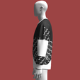 Men-Cut-And-Sew-Printed-Sweatshirt_9.png Hombres Cut And Sew Sudadera Impresa | Marvelous / Clo3d / obj / fbx