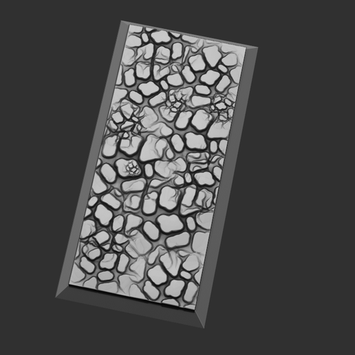 Textured_25x50mm_Square_base.png 25x50mm rectangle textured base