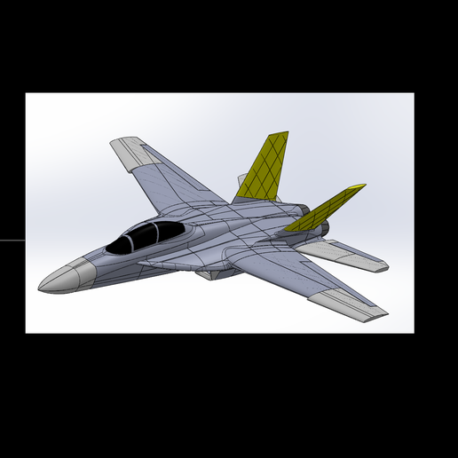 F18 Super Hornet - 50 mm edf jet [RC PLANE] - free test part 3D model