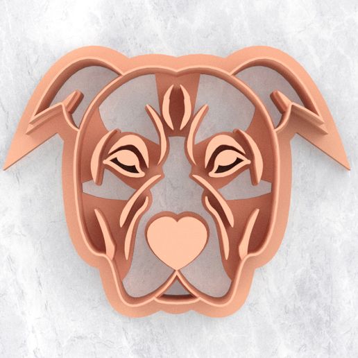 POLYMER CLAY CUTTERS - DOGGO 3D model
