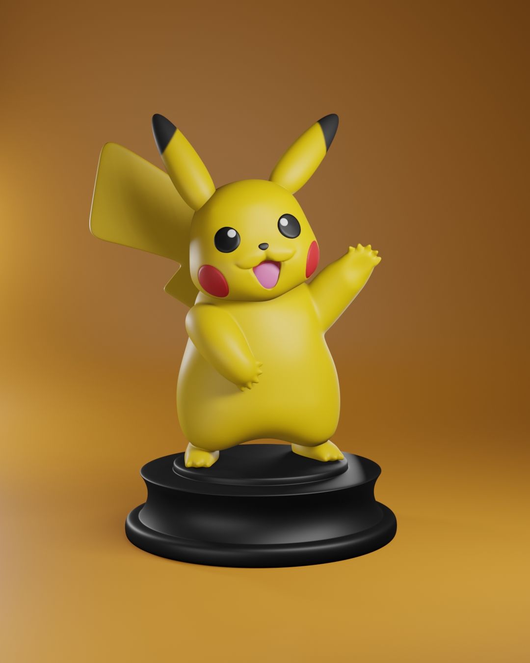 STL file PIKACHU - POKEMON・3D printer model to download • Cults