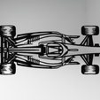 19-1.png Desenho a traço de um carro de Fórmula 1 visto de cima
