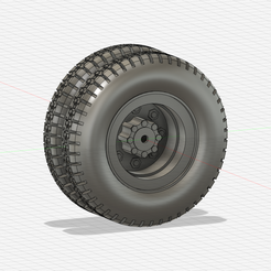 Felge-hinten-v25.png Archivo STL Juego de ruedas para la Hanomag SS 100 o similar.・Objeto de impresión 3D para descargar, SMart