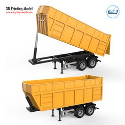 00.jpg 3D file Dumper Trailer V1・3D printer model to download