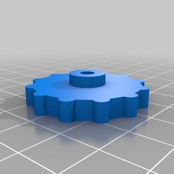 PrintruderKnob.jpg 3D-Datei Knopf für Printruder II-Spannungseinstellschraube kostenlos・3D-Druck-Modell zum herunterladen