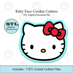 Etsy-Listing-Template-STL.png Kitty Face Cookie Cutters | STL File