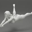 Girl-0007.jpg Beach Volleyball Girl in Bikini Returns a Ball in a Jump 3D Print Model