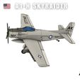 c4.png Douglas A1-H SKYRAIDER - Modelo à escala 1/44