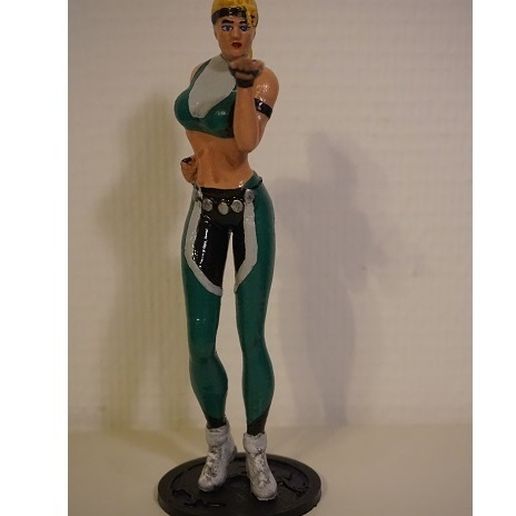 Mortal Kombat 3 Sonya Statue 3D model