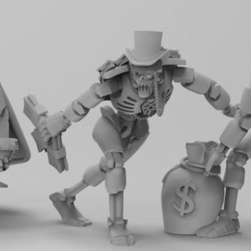 Space Zombies Payed Ones 3D model