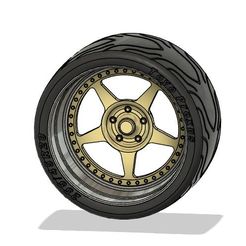 Works-style-20in-v4.jpg OBJ file 1/25 scale Works style 20in wheel and tire・3D print object to download, ScottSolomon