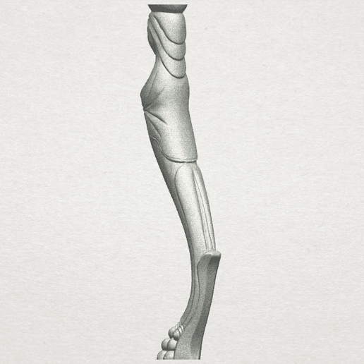 TDA0263 Table Leg (i) A02.png Table Leg 01