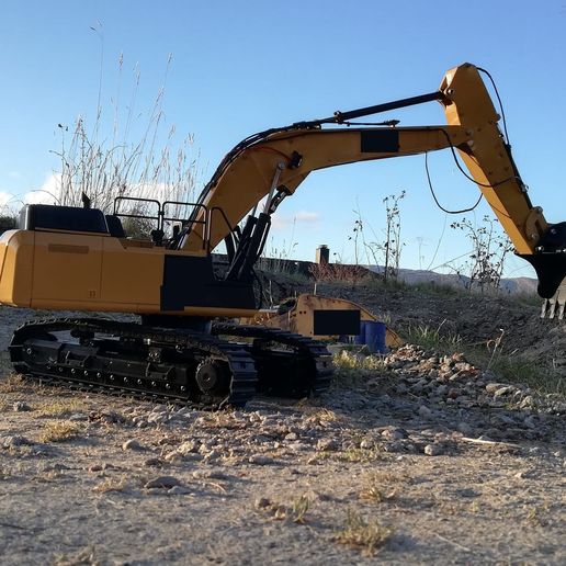 🚜 1/14 Excavator Kitten 394・ 3D File for 3D printing and