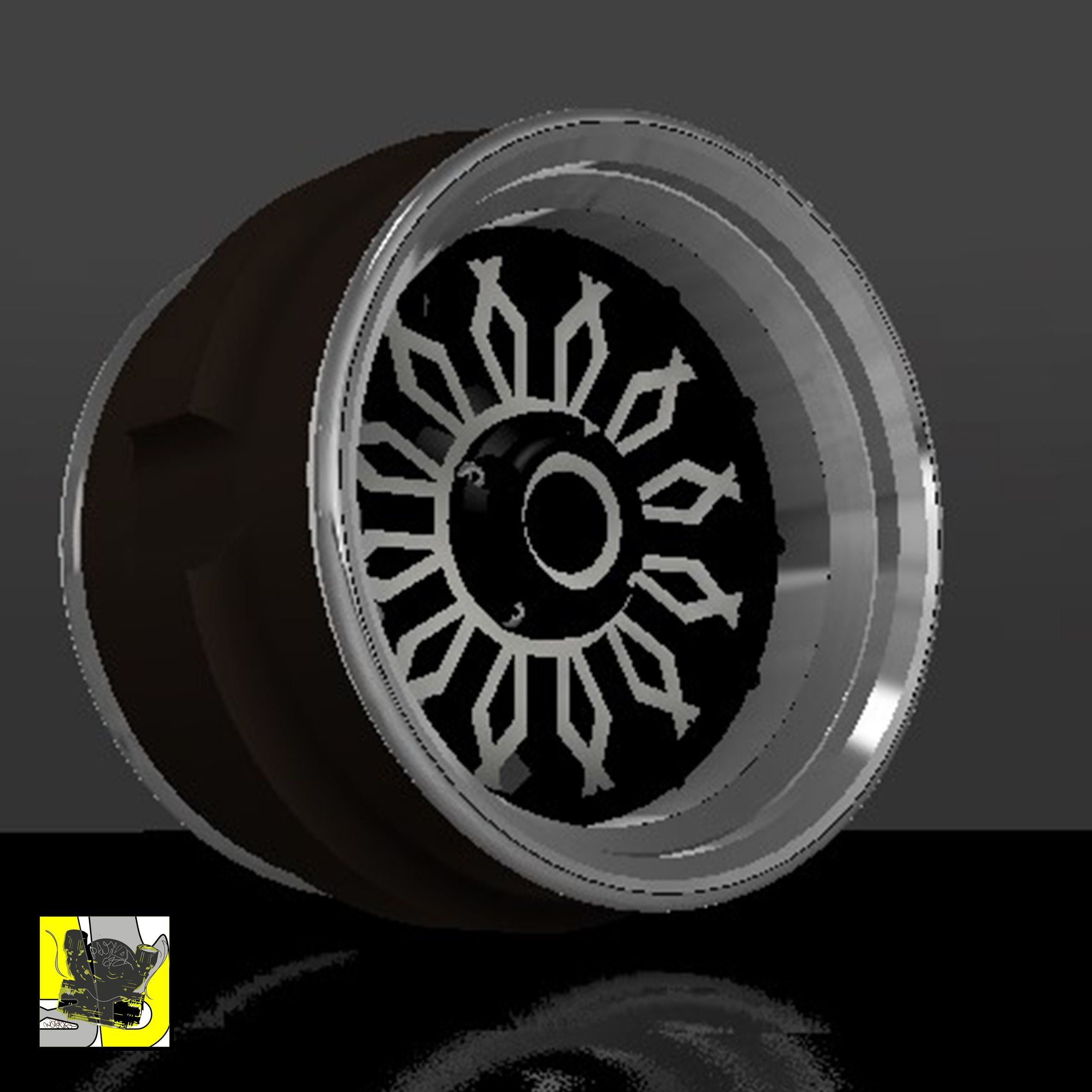 Download STL file 1/64 Scale Rims 19 • 3D printer template ・ Cults