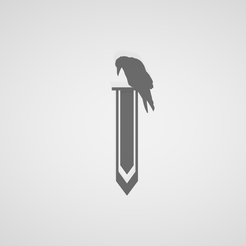 Captura1.png Fichier STL gratuit BOOKMARK / MARCAPÁGINAS / MARQUE-PAGE / PAJARO / OISEAU・Modèle pour impression 3D à télécharger