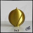 xmas-21-filament-3x2_1.jpg Spiral Bauble with 1.75 filament - 4 / 6 strings