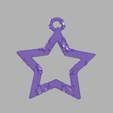 24.png Hollow christmas star X76