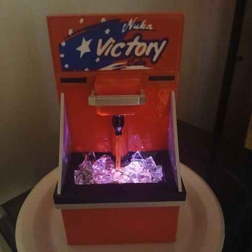 Nuka‑Cola Fountain – Functional Fallout Desktop Prop