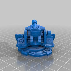 89276a899d0b66d648913e0dceefb9c0.png Free STL file Grot Cannon (Warhammer 40K - static defence)・3D printing template to download