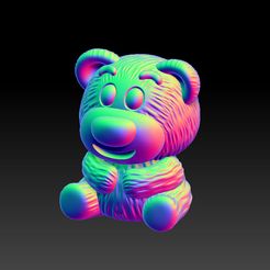 2022-07-27_211557.jpg STL file Strawberry Bear Pendant - Ornament・3D printing design to download, 3D_Dragon