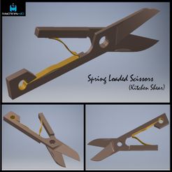 Untitled-5.jpg Free STL file Kitchen Shear・Design to download and 3D print