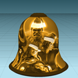 3.png Download STL file MINI christmas bell litho MARVEL • 3D printer design, GREG3D