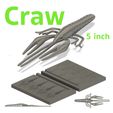 Craw1.jpg MOLD Craw 5 INCH STL, STEP FILE FOR CNC AND 3D PRINT