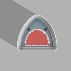 Shark-2_1.png STL file Shark Bath Bomb Mold・3D printing template to download, 1000stlfiles