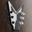 1.png Dean ML Guitar Headstock - Wall Art / Key Hanger