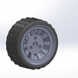 front_wheel._bearing_693zz_2.png Wheel for Rc Car Hexagon 12 diameter 9cm