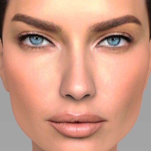 adriana-lima-bust-ready-for-full-color-3d-printing-3d-model-ecf2cf226b.jpg Adriana Lima bust for full color 3D printing