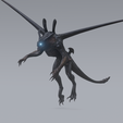 0000.png Makara beast  - rigged / posable [stl included ]