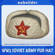 14215-title.png WW2 Soviet Army Fur Hat Ushanka Playmobil compatible