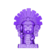 tlaloccults.stl Figura Mini Dios de la lluvia Tlaloc  Prehispanico