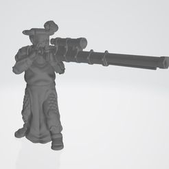 Sniper.JPG Бесплатный STL файл Human Armoured Handgunners・Идея 3D-печати для скачивания