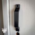 IMG_3842.jpg Free STL file Barn Door Handle・3D printer model to download