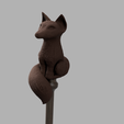 fdgdwgdgdg.png The Owl House - Raine Palisman Staff - Fox - 3D Model