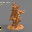 ragnaros-orange-render.517.jpg Archivo 3D Lámpara del Señor del Fuego - Ragnaros・Design para impresora 3D para descargar