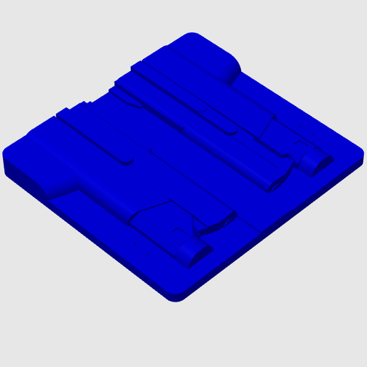 IWI Masada + Holosun PI.D Holster Mold 3D model
