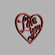 PORTE-CLEF-COEUR-2.png Keychain heart i love You