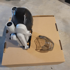 Gimbal-cover.png Free STL file DJI Mini Pro 3 - Gimbal/Camera Cover・3D print design to download