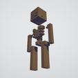 9.png steve and a minecraft skeleton