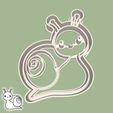 20-2.jpg Animals cookie cutters - #20 - snail (style 1)