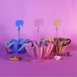 Paraguita-Diseño-Alajeros.jpg STL-Datei Regenschirm Design Blumentopf / Barbie-Schmuckkästchen・3D-Druckvorlage zum Herunterladen