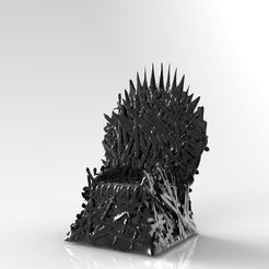 Bez_nazwy-7_display_large.jpg STL file Game of Thrones - Iron Throne・3D print object to download, PrintedReality